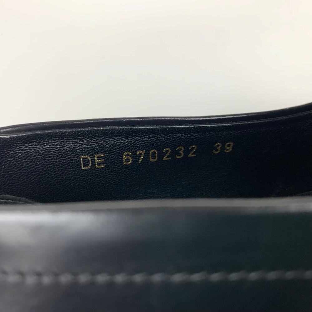 Saint Laurent YSL Loafers Black Leather Women's 39 US 9 - Picture 8 of 16